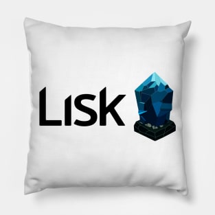 Lisk CryptoCurrency Logo. Pillow