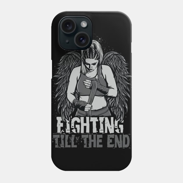 Angel Warrior Phone Case by Blind Ninja