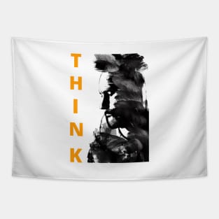 Thinking Man - Think To Change The World Tapestry