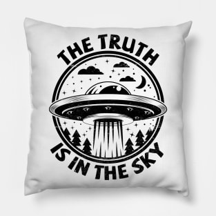 The Truth Is In The Sky v2 Pillow