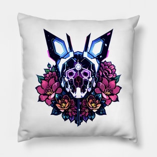 Cyberpunk Flowers Pillow