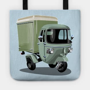 Cartoon delivery  cargo scooter Tote