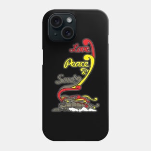 Love peace and soul Phone Case