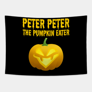 Peter Peter Pumpkin Eater Halloween Couple Costume Tapestry