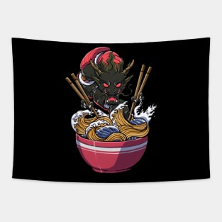 Dragon Delight - Sushi Ramen Fusion Tapestry