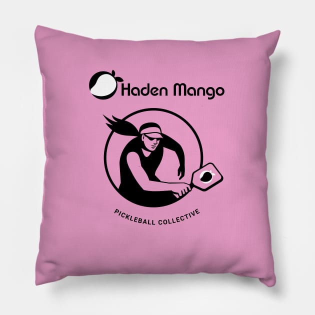 Female Pickleball Players Pillow by Hayden Mango Collective 