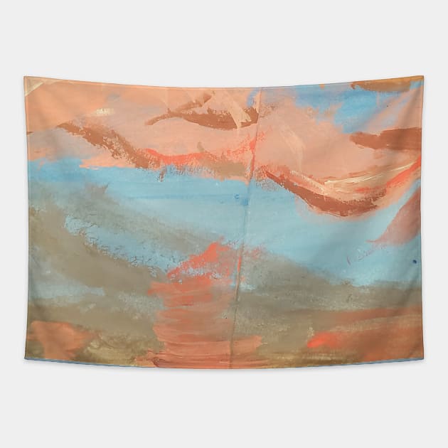 Cotton Candy Skies Tapestry by etherealwonders