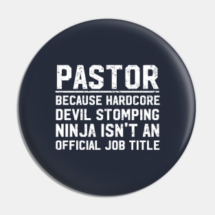 Funny Pastor Pin