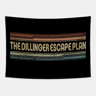 The Dillinger Escape Plan Retro Lines Tapestry