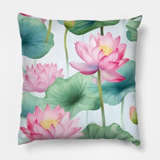 Lotus Dreams: Blooming with Joy! Pillow