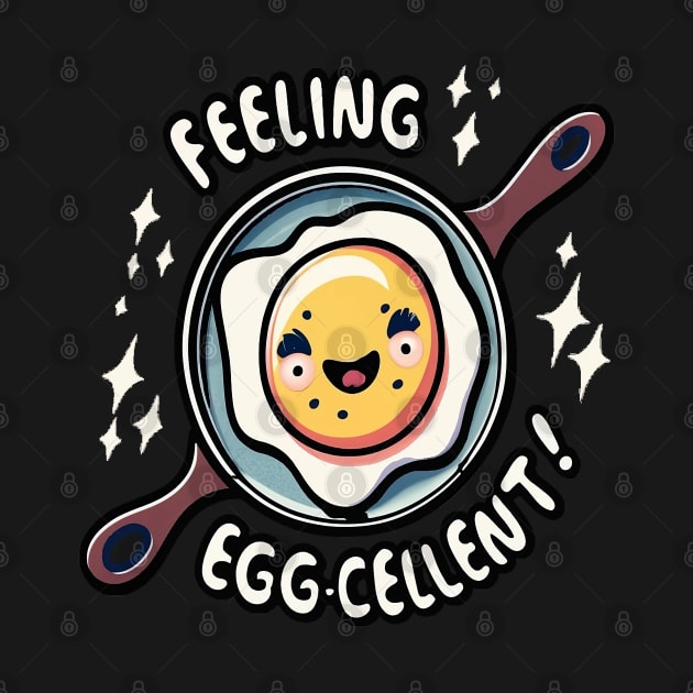 Feeling Egg Cellent, cute kawaii by Cervezas del Zodiaco