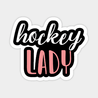 hockey lady - hockey girl Magnet
