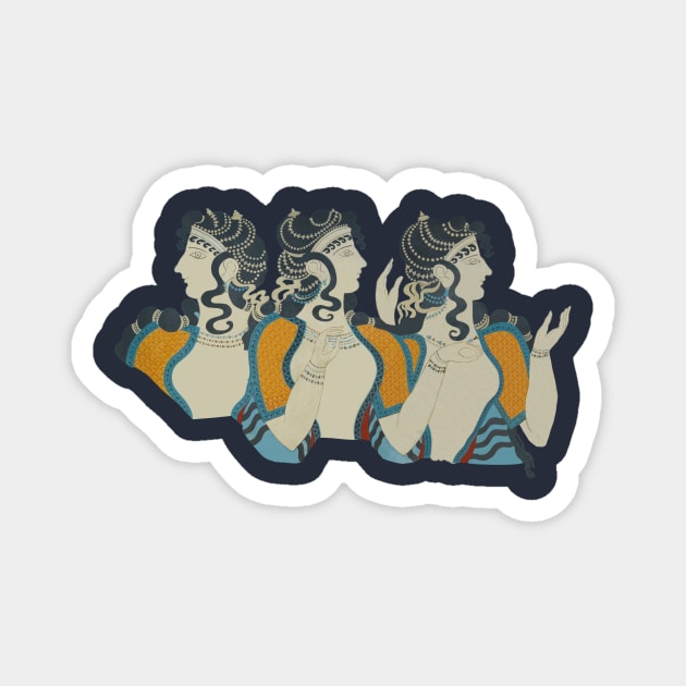 Blue Ladies Magnet by Artimaeus