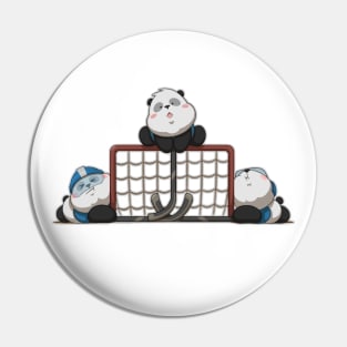 Hockey Pandas Pin