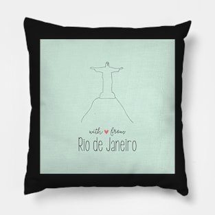 With Love from Rio de Janeiro Pillow