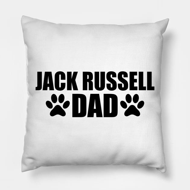 Jack Russell Dad Pillow by KC Happy Shop