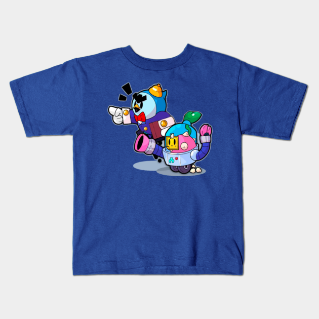 Mr P And Sprout Design Brawl Stars Videogames Kinder T Shirt Teepublic De - mr c brawl stars