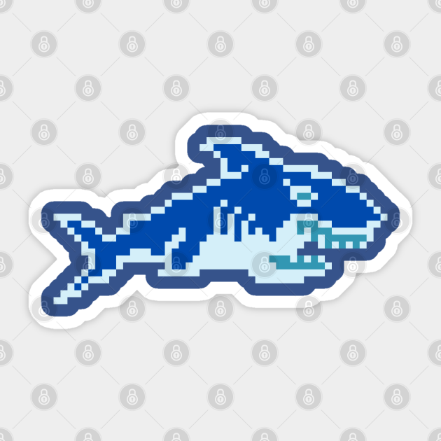 Shark Minecraft skins 05 - Shark Minecraft - Sticker | TeePublic