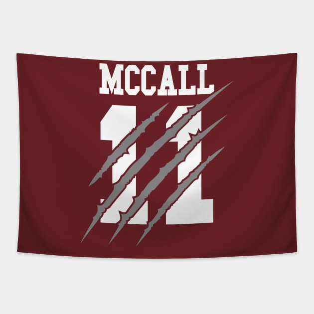 Teen Wolf McCall 11 Lacrosse Beacon Hills Tapestry by TEEWEB