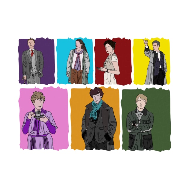 Sherlock & Friends by albdesigns