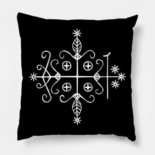 Papa Legba Voodoo Veve Pillow