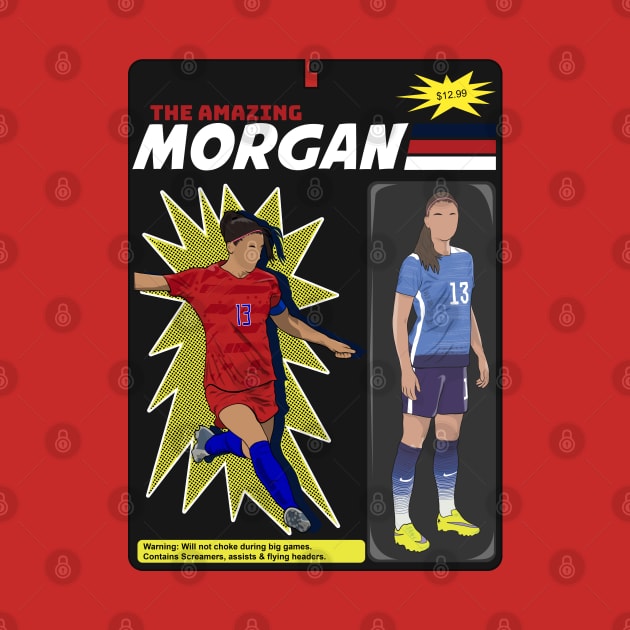 Alex Morgan Superhero Action Figure USWNT by Hevding