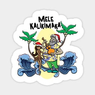 Mele Kalikimaka Haka Dance Maori Christmas Hawaii Xmas Gift Magnet