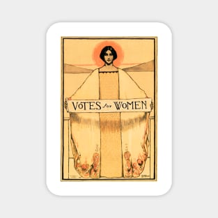 VOTES FOR WOMEN 1913 American Woman's Suffrage Political Propaganda Poster Art Magnet