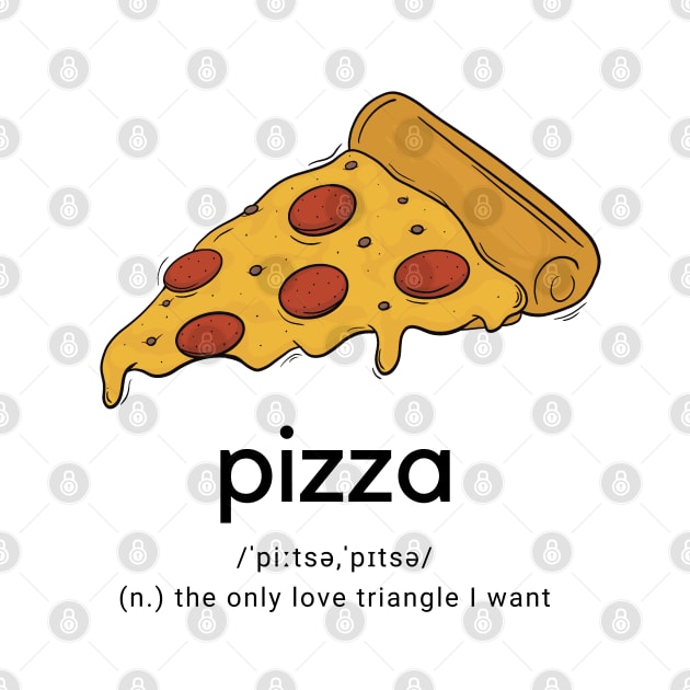 Pizza love triangle dictionary by Holailustra