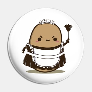 Cute Maid Potato Pin