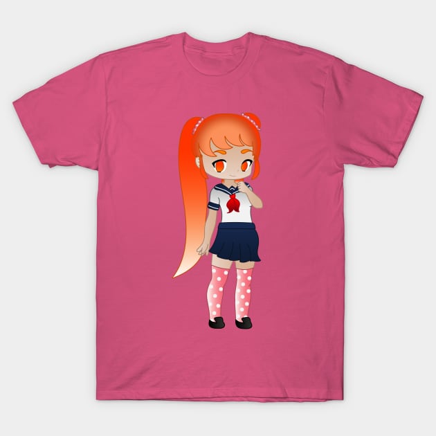 Osana Najimi chibi  Yandere simulator, Yandere simulator fan art, Yandere