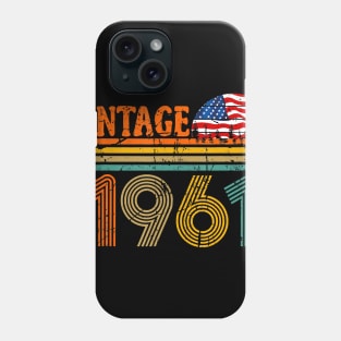 59 Years Old 1961 Vintage 59th Birthday Gift Ideas T-Shirt Phone Case