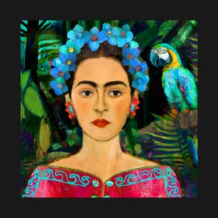 Frida and a parrot T-Shirt