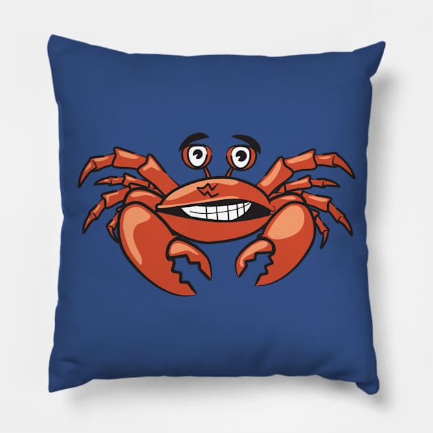 Big Red Crab Pillow by holidaystore