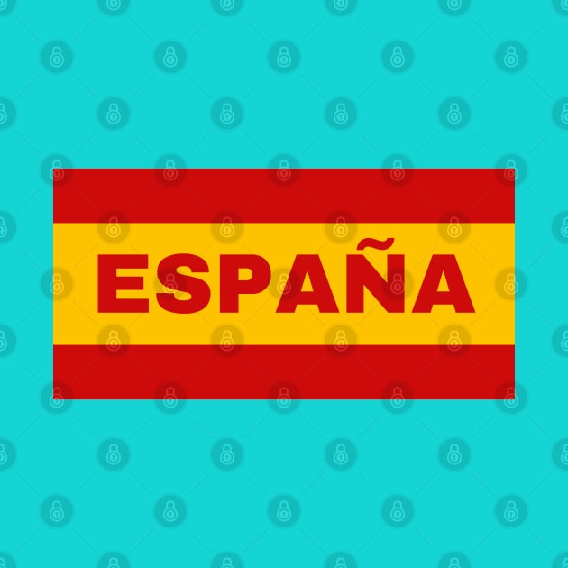 España in Spanish Flag Colors by aybe7elf