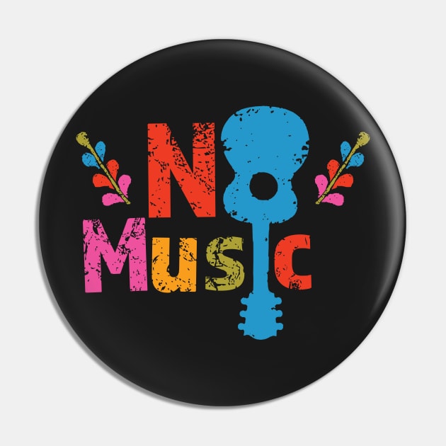 No Music Pin by B3pOh