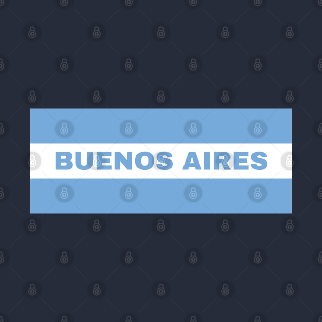 Buenos Aires City in Argentina Flag by aybe7elf