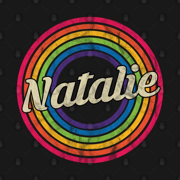 Natalie - Retro Rainbow Faded-Style by MaydenArt