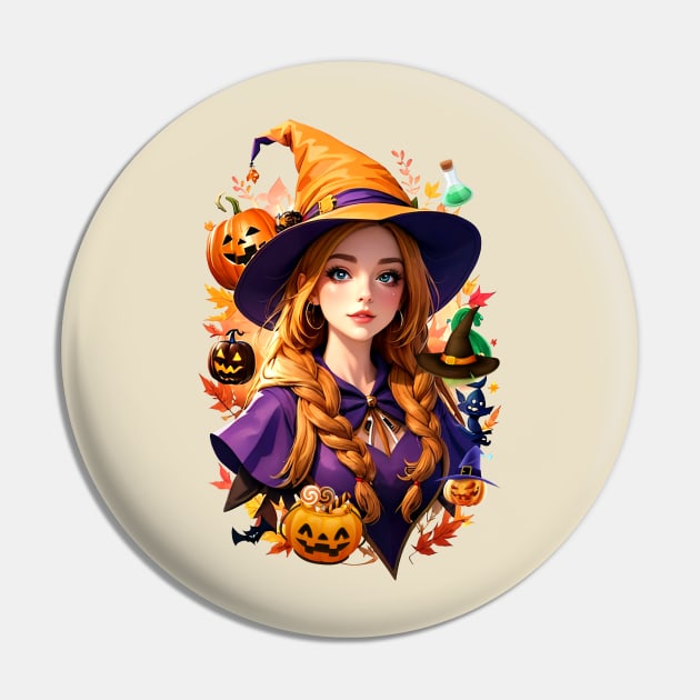 Hallowitch Pin by KawaiiDread