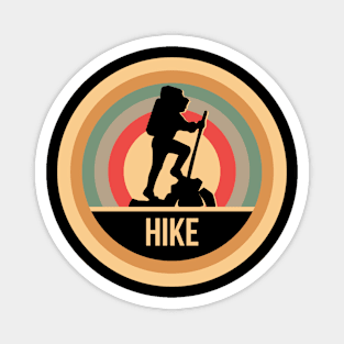 Retro Vintage Hike Gift For Hikers Magnet