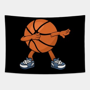 Dabbing Basketball Ball Kids Boys Dab Dance Tapestry