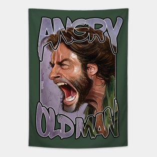 Angry Old Man Logan Tapestry