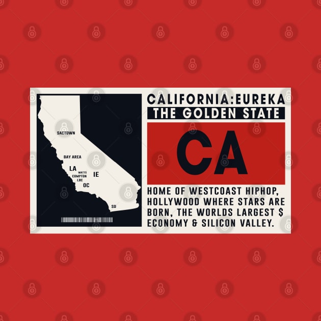 California CA by GLStyleDesigns