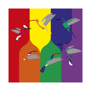 Pride hummingbirds T-Shirt