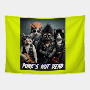 Punk Cats - PUNK'S NOT DEAD Tapestry