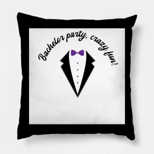 bachelor party five Pillow