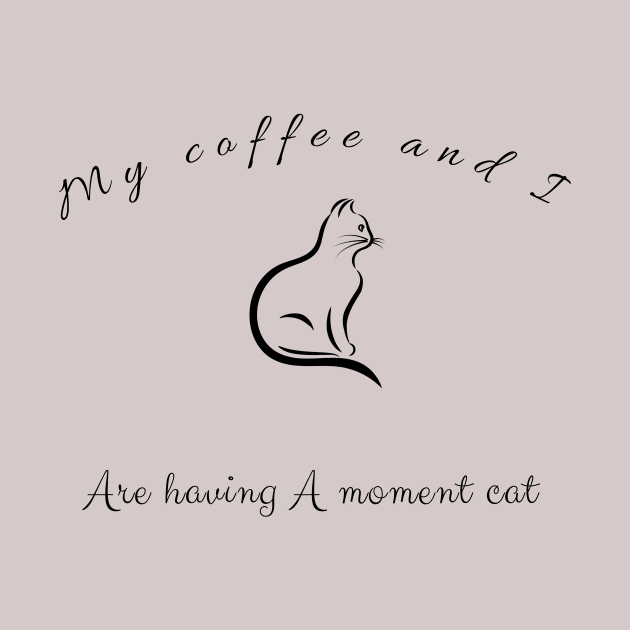 My coffee and I are having a moment cat by TheHigh