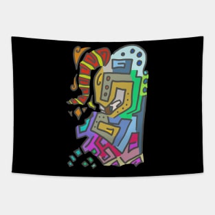 Knight Warrior Head Tapestry