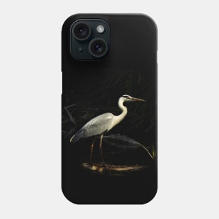 Grey heron Phone Case