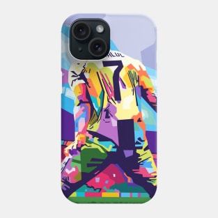 Cristiano Ronaldo Celebration Wpap Pop Art Phone Case